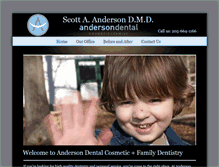 Tablet Screenshot of myandersondental.com